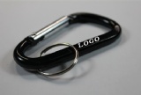  Carabiner with split key ring
