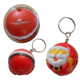 Santa Claus Stress Reliever Keychain