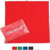 Microfiber cleaning cloth in clear case