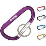  Carabiner with split key ring