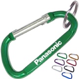  Carabiner with split key ring