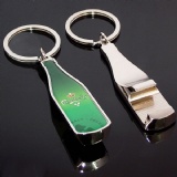 Custom Bottle Shape Metal Opener Keychain