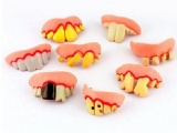 Halloween props funny teeth