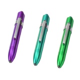 Flashlight with pen clip
