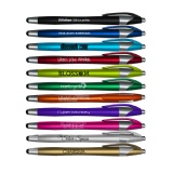 Metallic Stylus with Ball Point Pen