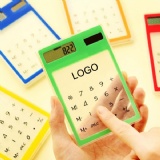 Transparent Touch Screen Solar Calculator