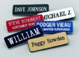 Custom PVC laser-cut full-color logo, Name Badges,Name tags